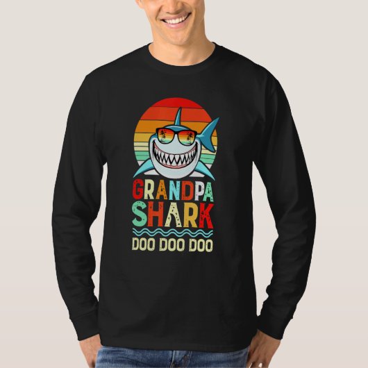 Grandpa Shark Doo Doo Doo T-Shirt (Vorderseite)