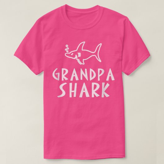 Grandpa Shark T-Shirt (Design vorne)