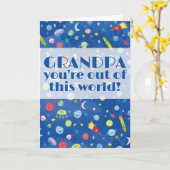 GRANDPA Sie sind aus dieser Welt Wasserfarbenwelt Karte (Gelbe Blume)