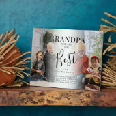 "GRANDPA" sind Sie die besten Foto, Name/s & Angeb Fotoplatte (Seite)
