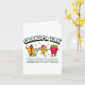 Grandpa Tax Funny Grandpa Humorous Gift For Grandp Karte (Gelbe Blume)