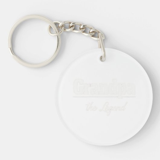 Grandpa the Legend Keychain – Custom Everyday Gift Schlüsselanhänger (Vorderseite)