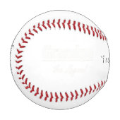 Grandpa the Legend, Personalized Keepsake Baseball (Vorderseite Links)
