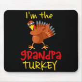 Grandpa Turkey Matching Family Group Thanksgiving Mousepad (Vorne)