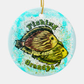 Grandpa-Verzierung Keramik Ornament (Vorne)