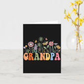 Grandpa Wildflower Floral Birthday Baby Shower New Karte (Gelbe Blume)