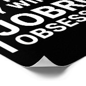 Grandparent Here To Suprt My Wife's Jobro Obsessio Poster (Ecke)