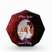 Grandparents 60th Diamond Anniversary Keepsake Fotoblock (Vorderseite)