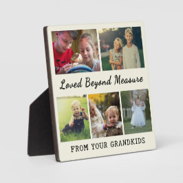 Grandparents day gift– Loved Beyond Measure Photo Fotoplatte