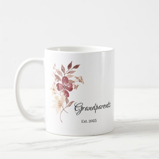 Grandparents Est. Year Kaffeetasse (Links)