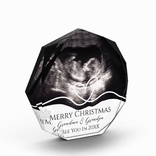 Grandparents Pregnancy Announcement Ultrasound Fotoblock (Links)