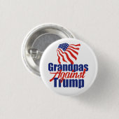 Grandpas Against Trump 2024 Election Political Button (Vorne & Hinten)