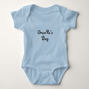 GrandPa's Boy Baby T-Shirt Strampler