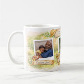 Grandpa's Favorite Activities Custom Text Photo Kaffeetasse (Links)