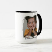 Grandpas Favorite Funny Photo Custom Mug Tasse (VorderseiteRechts)