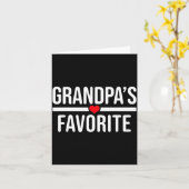 Grandpa's Favorite  Karte (Gelbe Blume)