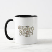 Grandpa's Favorite Personalized Photo Tasse (Links)