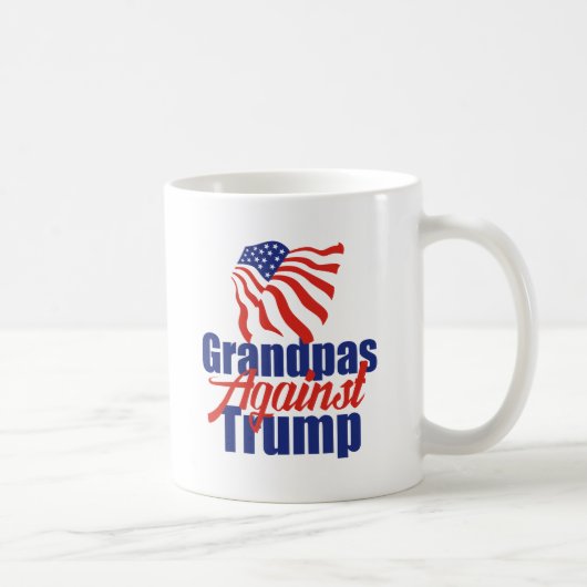 Grandpas gegen Trump Kaffeetasse (Rechts)