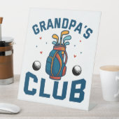 Grandpas Golf Club-Geschenk Funny Sockelschild (In Situ)