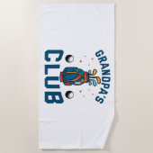 Grandpas Golf Club-Geschenk Funny Strandtuch (Vorderseite)