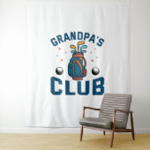 Grandpas Golf Club-Geschenk Funny Wandteppich (Beispiel)