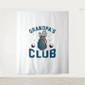 Grandpas Golf Club-Geschenk Funny Wandteppich (Vorderseite)