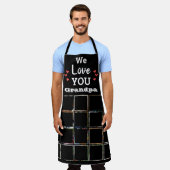 Grandpas Grandkids Foto Collage Keepake Schürze (Getragen)