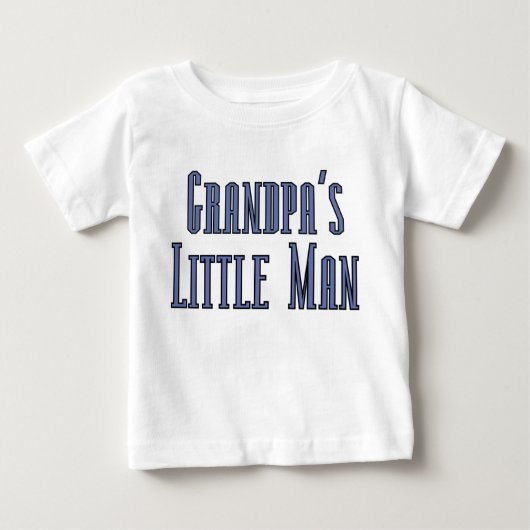 Grandpas kleiner Mann Baby T-shirt (Vorderseite)