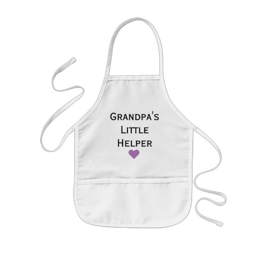 Grandpa's Little Helper Grandkids Kids' Apron Kinderschürze (Vorne)