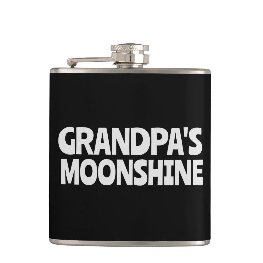 GRANDPA'S MOONSHINE FLASK FLACHMANN (Vorderseite)