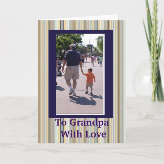 GRANDPA'S POEM GREETING CARD KARTE (Vorderseite)