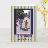 GRANDPA'S POEM GREETING CARD KARTE (Gelbe Blume)