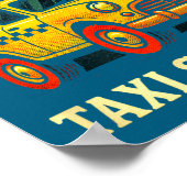 Grandpa's Taxi Service - Funny Cab Driver Quote Poster (Ecke)