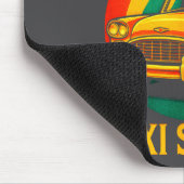 Grandpa's Taxi Service - Funny Driver Lover Mousepad (Ecke)