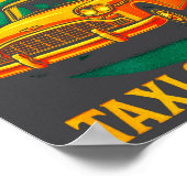 Grandpa's Taxi Service - Funny Driver Lover  Poster (Ecke)