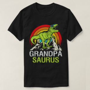 Grandpasaurus Dinosaurier Grandpa Saurus Vatertag T-Shirt
