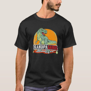 GRANDPASAURUS T Rex Dinosaur Opa Saurus Geburtstag T-Shirt
