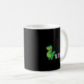 Grandpasaurus und Kinder Personalisiert Kaffeetasse (VorderseiteRechts)