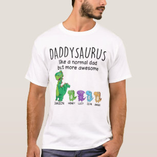 Grandpasaurus und Kinder Personalisiertes Shirt