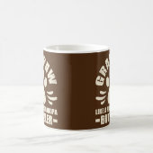 Grandpaw Hund Lover Beste Grand Paw Print Kaffeetasse (Mittel)