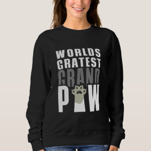 Grandpaw Weltbest Grand Paw Cat Vater Grandad Sweatshirt