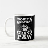 Grandpaw Weltbest Grand Paw Funny Dogs Kaffeetasse (Links)