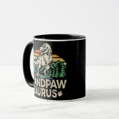 Grandpawsaurus Dinosaur Grandpa Grandpaw Saurus Tasse (Vorderseite Links)
