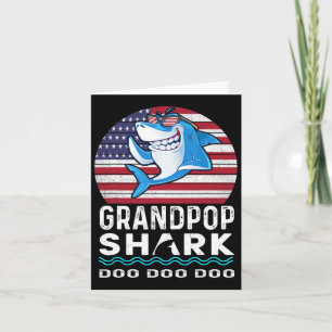 Grandpop-Hai Geschenk zum Vatertag von Ehefrau Soh Karte