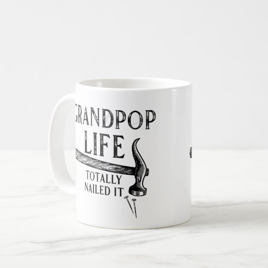 Grandpop Life Nagel! Kaffeetasse (Vorderseite Links)