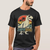 Grandpopsaurus T Rex Dinosaur Grandpop Saurus Fami T-Shirt (Vorderseite)