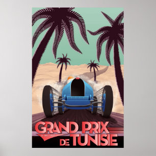 Grandprix 1933 De Tunisie Poster