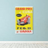Grandprix Kuba, Havanna, vintage, Plakat Leinwanddruck (Insitu (Holzboden))