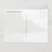 Grand'Rivière Martinique Black Sand Beach Nature Postkarte (Rückseite)