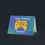 Grandson 11-jähriger Gamer-Controller Karte<br><div class="desc">Erleben Sie den Spaß,  wenn Ihr Enkel einen 11. Geburtstag mit dieser Karte feiert,  die ihn als Gamer lustig macht. Sie werden sicherlich ein schönes Lächeln sehen,  wenn er diese Karte von Ihnen bekommt.</div>